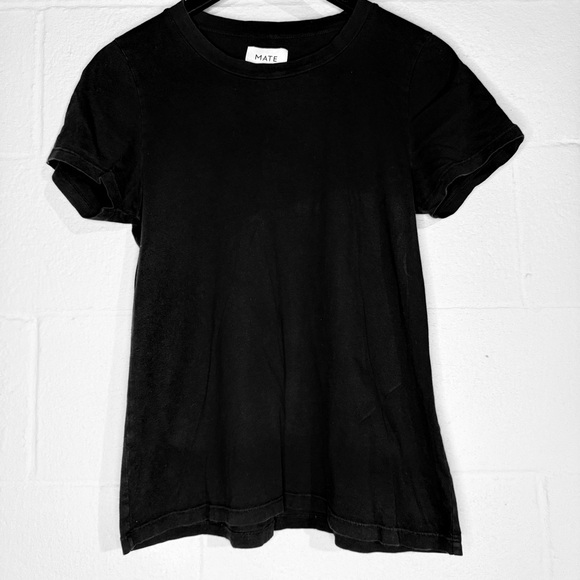 Mate Organic Cotton Black T-Shirt - Picture 1 of 4